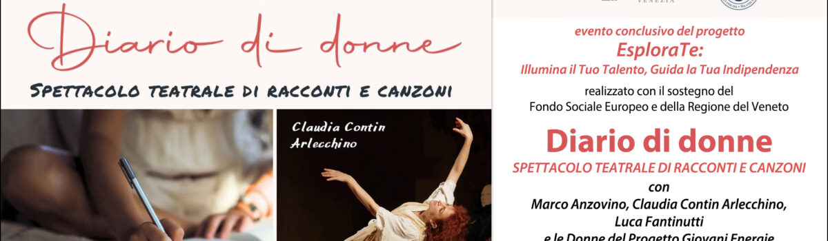 Diario di donne – Spettacolo teatrale di racconti e canzoni – Mestre